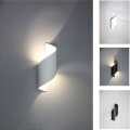 Miniatyrbillede 4 af 9: Spiral Design LED Væglampe Moderne Nordic Sconce Lampe SORT black cold white light-cold white light
