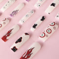 Pikkukuva 4 / 10: Long Water Pipe Fake Nails tekokynnet 2 2 2
