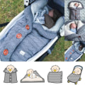 Miniatyrbilde 6 av 7: Sovepose Strikk Sovesekk GRÅ grey