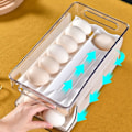 Miniatyrbilde 5 av 10: Egg Oppbevaringsboks Eggebrett GRÅ Grey