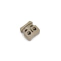 Miniatyrbillede 1 af 9: 4 stk Fjedersnor Låse Toggle Stopper KHAKI Khaki