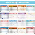 Pikkukuva 4 / 6: Desktop Paper Calendar Daily Vuosittainen Agenda Desktop Calendar