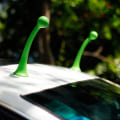Pikkukuva 10 / 10: Auton kattokoriste 3D-stereoautotarrat PUNAINEN 2 2 Red 2-2