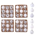 Miniatyrbild 7 av 9: 9st Julhängande boll Snowflake Christmas Ball 3 3 3