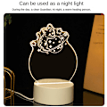 Miniatyrbillede 7 af 10: Led Message Board Akryl Note Board 5 5 5