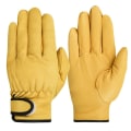 Miniatyrbillede 1 af 9: Arbejdshandsker Svejsebeskyttelseshandsker GUL XL Yellow XL