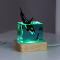Miniatyrbillede 1 af 6: Shark Diver Dekoration LED-natlys B B B