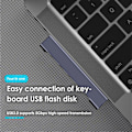Miniatyrbillede 4 af 10: 4 i 1 USB-C Hub Universal USB 3.0 Docking Station