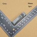 Miniatyrbilde 1 av 10: 3stk Molle Webbing Spenne Belteendeklips GRÅ 50MM Grey 50mm