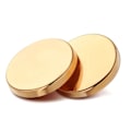 Pikkukuva 4 / 4: 30 kpl Golden Button Alloy Button litteä pyöreä painike