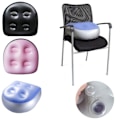 Miniatyrbilde 9 av 10: Oppblåsbar pute Booster Seat Badestamp tilbehør SVART Black
