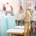 Pikkukuva 3 / 6: 6 kpl Reserved Signs for Wedding Chairs Reserved Chair Signs