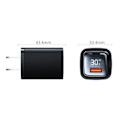 Miniatyrbild 2 av 10: Snabb Quick Charger Adapter SVART EU-PLUGG EU-PLUGG Black EU Plug-EU Plug