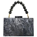 Miniatyrbillede 4 af 10: Aften clutch taske luksus håndtaske SORT Black