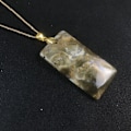 Pikkukuva 5 / 10: Stone Kaulakoru Riipus Natural Akaatti Riipus DROP DROP drop