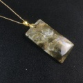 Pikkukuva 5 / 10: Stone Kaulakoru Riipus Natural Akaatti Riipus TRIANGLE TRIANGLE triangle