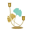 Miniatyrbilde 2 av 10: Ginkgo Leaf lysestake lysestake C C C