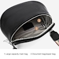Miniatyrbillede 5 af 10: Sadeltaske Crossbody Håndtasker SORT black
