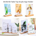 Pikkukuva 4 / 10: Pöytäkyltin pidike Menu näyttöteline 02-A5 02-A5 02-A5