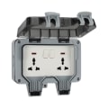 Miniatyrbillede 1 af 10: Socket Box Switched Socket 3 3 3