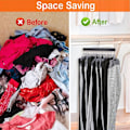 Pikkukuva 7 / 8: 2kpl Closet Organizer Kaappijärjestäjät ja säilytystilat 2 2 2