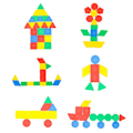 Miniatyrbillede 6 af 10: Montessori Legetøj Pædagogisk Legetøj 128STK STYLE2 128STK STYLE2 128Pcs Style2