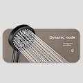 Miniatyrbilde 9 av 10: 12,5cm Dusjhode Vannbesparende sprinkler SORT black