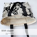 Miniatyrbillede 9 af 10: Kvinders taske med stor kapacitet Cute Style Canvas Tote Bag C C C