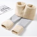 Pikkukuva 6 / 9: Winter Thicken Leggings Villa Fleece Housut MUSTA S BLACK S