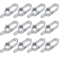 Miniatyrbillede 1 af 5: 12 STK Snap Pipe Clamp Dobbeltrør 12PCS