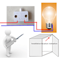 Miniatyrbild 7 av 8: 10 st Automatisk garderobsljusbrytare Dörr Touch Switch svart