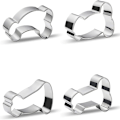 Miniatyrbillede 7 af 9: 4 stk Kiksforme i rustfrit stål Creative Cookie Cutters SET