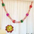 Miniatyrbillede 5 af 10: 2/4/8 stk metalfolie krans loftskrans I-2.8M 2 stk. I-2.8M I-2.8m 2Pcs