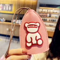 Miniatyrbillede 1 af 10: 2 STK Pull Out Car Key Case Pull Out Key Sleeve PINK pink
