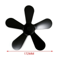 Miniatyrbilde 2 av 10: Peis Vifteblader Vedovn Vifteblader SORT black