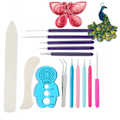 Pikkukuva 5 / 10: 13 kpl Slotted Kit Quilling Tool Paper Pen