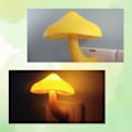 Miniatyrbillede 10 af 10: LED-lys Svampe-natlys 5 5 5