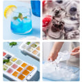 Miniatyrbild 8 av 10: 24 Grids Ice Cube Container Box Press Typ Ice Cube Maker GUL yellow