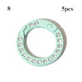 Pikkukuva 1 / 10: 5kpl Jousi O-rengassoljet Diamond Carabiner 8 8 8