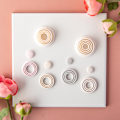 Miniatyrbillede 1 af 10: Øreringe Polymer Clay Cutter Polymer Clay Form D D D