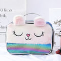 Miniatyrbilde 8 av 8: Plysj kosmetikkveske Makeup Brush Case FARGE 1 FARGE 1 Color 1