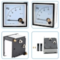 Miniatyrbillede 5 af 9: Frekvens Panel Meter Nøjagtighed Klasse Pointer Type Analog Panel
