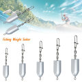 Miniatyrbilde 7 av 10: 5stk Fiskeblysink Fiskevektsink 40G-5STK 40g-5pcs