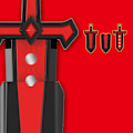 Miniatyrbillede 9 af 10: Retractable Sword 3D Printed Gravity Toy BLÅ Blue