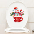 Miniatyrbillede 8 af 10: Juletoilet-klistermærke Xmas Wall Decal STYLE 5 STYLE 5 Style 5