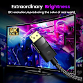 Miniatyrbild 3 av 10: Display Port Kabel DP 1.4 3M 3m