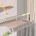 Miniatyrbillede 1 af 7: Multi Hængende Opbevaring Bøjle Garderobe Opbevaring Organizer APRIKOS apricot