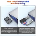 Miniatyrbillede 4 af 10: OTG Adapter Type-C til USB 3.0 GRÅ Grey