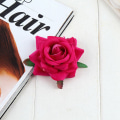 Miniatyrbild 8 av 10: Rose Hårklämma Blomma Hårnål VIT white