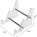Miniatyrbillede 2 af 10: Tastatur Display Stand Tastaturstativ TRANSPARANT TO LAG TO transparent two layers-two layers